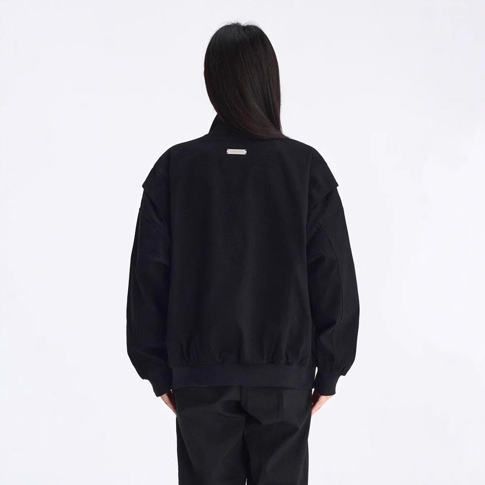 Vintage American Detroit Turn-Down Collar Jacket: Stylish 2025 Spring Workwear for Couples