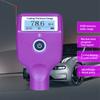 Car Paint Thickness Gauge Checking Auto Coating Identify Ferrous Putty with Three Color and Rotatable Screen