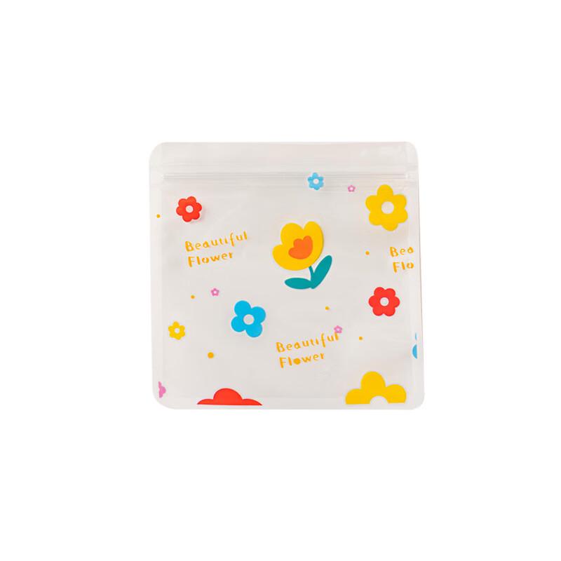 Meidi Pretty Flower Square Zipper Bags