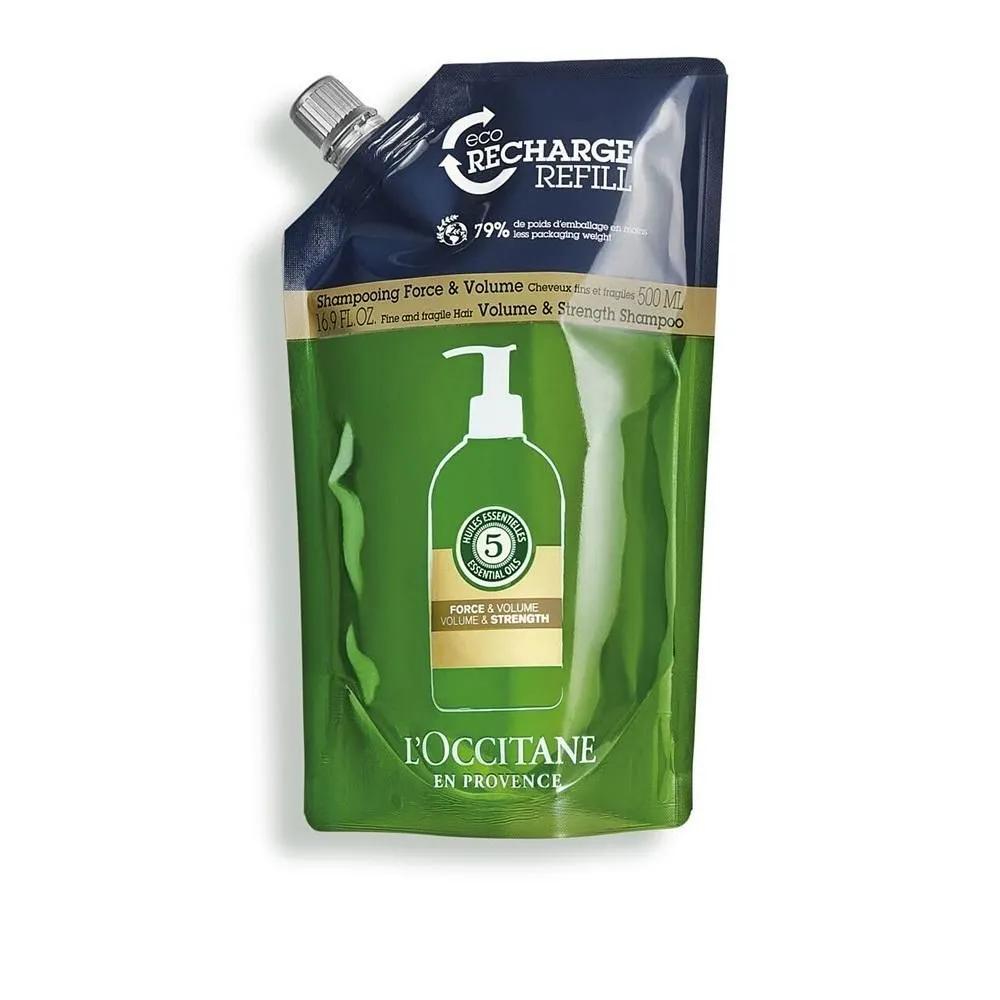 L Occitane Шампунь для объема и силы, сменный блок 500 мл 1 шт. 16,90