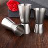 3pcs/set 15/30 20/40 25/50ml Stainless Steel Measuring Cups Party Wine Cocktail Shaker Double Tone Jigger Shot Drinks Mixed