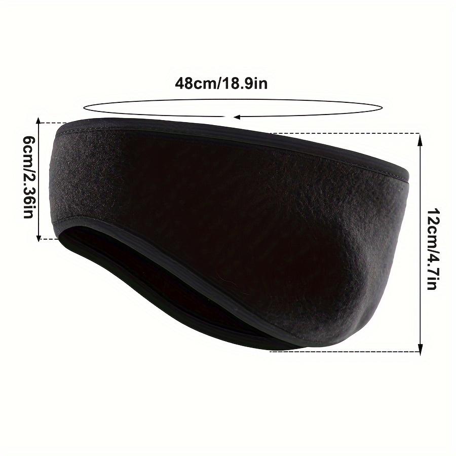 1PCS Warm Earmuffs Unisex Winter Headband Soft Windproof Ear Protection Thickened Warmth Sport Headband For Running Cycling