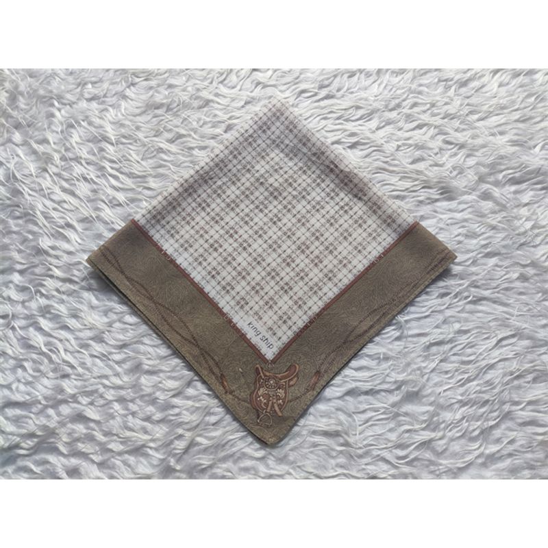 

Винтажный Ретро Японский Стиль Моранди Чистый Хлопок Доступная Роскошь Барочный Принт Маленький Квадратный Шарф Карманный Платок Носовой Платок Sp35 SP35 -19