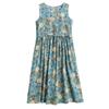 2025 Mori Girl Pastoral Cotton Linen Floral Sleeveless Plus Size Dress