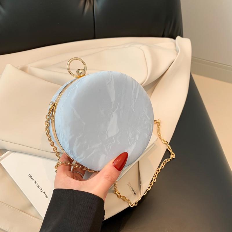 

2024 Trendy Retro Evening Chain Shoulder Bag - Women s Crossbody Handbag синий