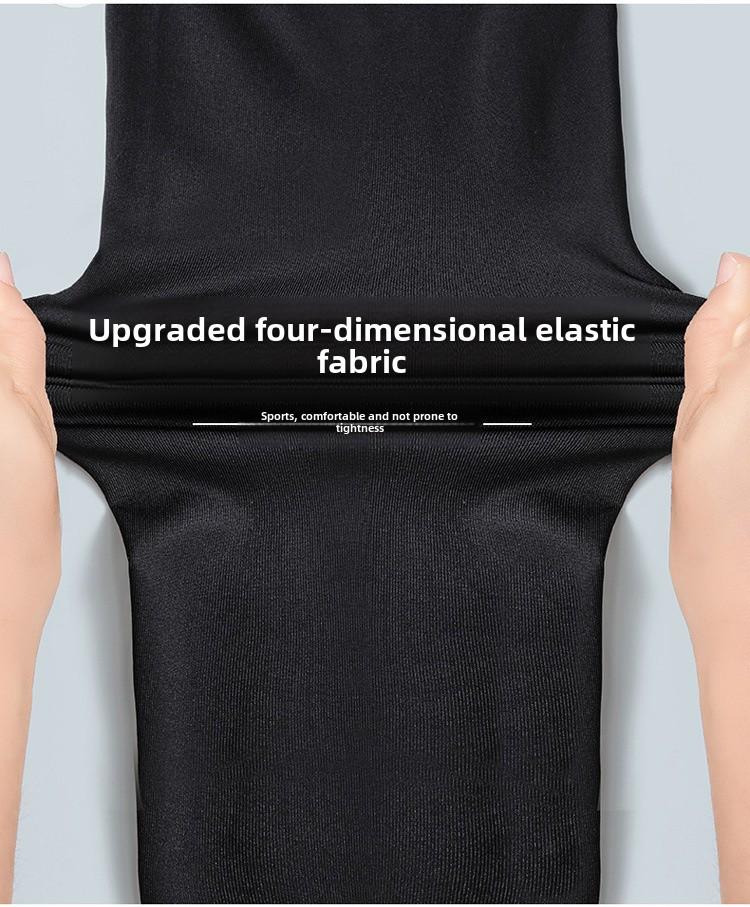 Men's Winter Thermal Fitness Tights: Quick-Dry, High-Elastic Running Suit with Velvet Lining