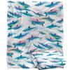 Royce McClure Dolphin Flow Silky Repeat Print Supersoft Blanket