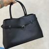 Versiune coreeană/simplă și versatilă, geantă de mână de lux discretă pentru navetă, geantă de umăr oblică pentru femei, toamnă și iarnă 2024, servietă din piele