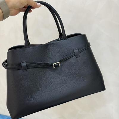 Korean Version/simple and Versatile, Light Luxury Commuter Handbag Women's 2024 Autumn and Winter Shoulder Oblique Span Bag Leather Briefcase