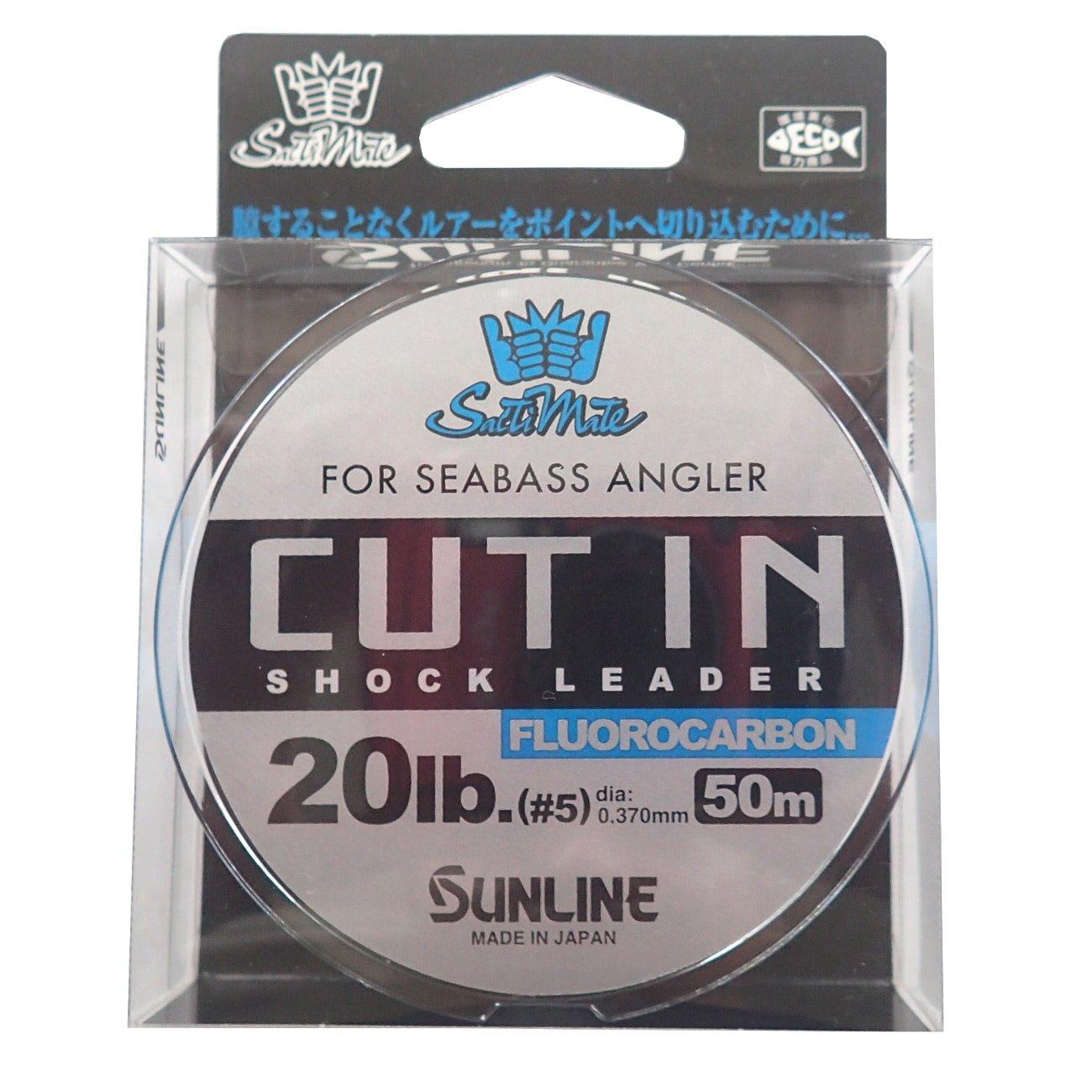 SUNLINE Fluorocarbon Line Saltimate Cut In 50m 20lb Clear #5