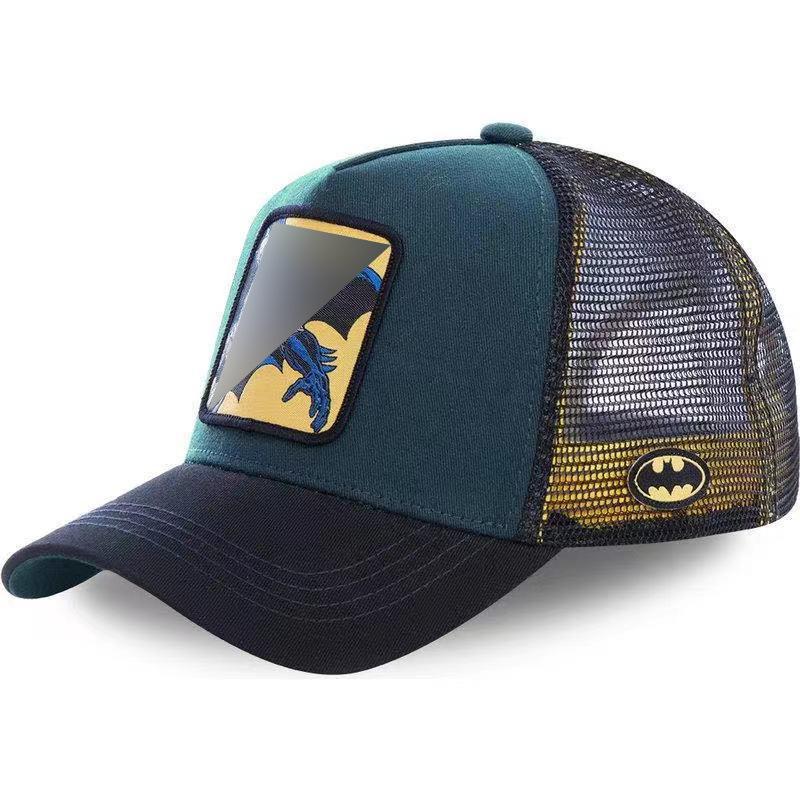 Summer cartoon animation hat mesh personality trendy men's and women's hat Korean version baseball cap animal mesh hat large brim