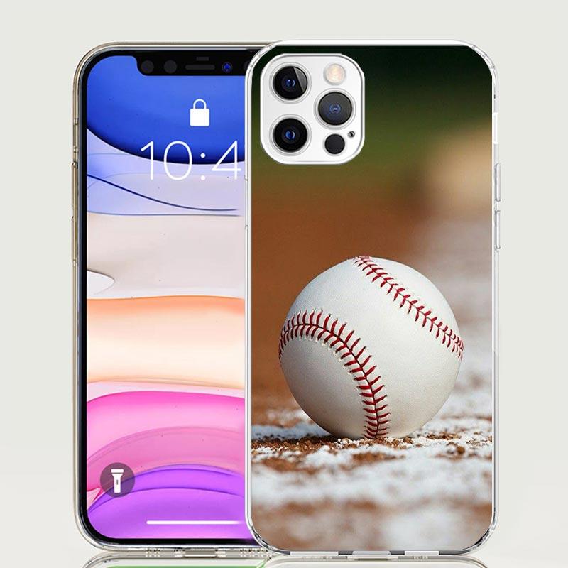 Baseball Sport Phone Case for Apple iPhone 17 Air 16 15 Plus 14 + 13 Mini 12 11 Pro Max 7 8 SE 16Max Soft Shell Cover Coque 17 A