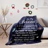 Best Friend Blanket, Friendship Gifts for Women, Bestie Blanket, Birthday Gifts for Women, Soft Flannel Throw Blanket, Friendship Gift for Female