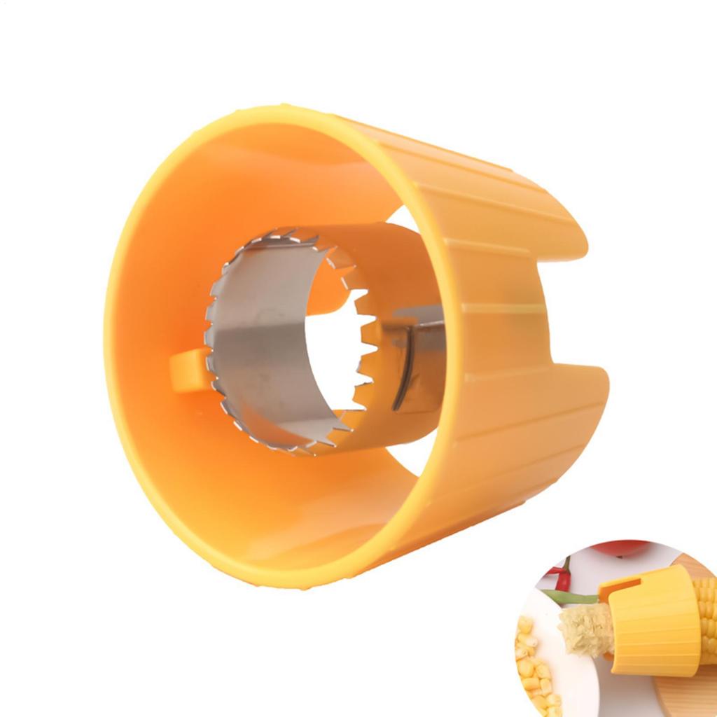 Corn Peeler For Corn On The Cob Ergonomic Handl Manual Rotary Corn Kernel Stripper Corn Shaver For Corn On The Cob Stainless
