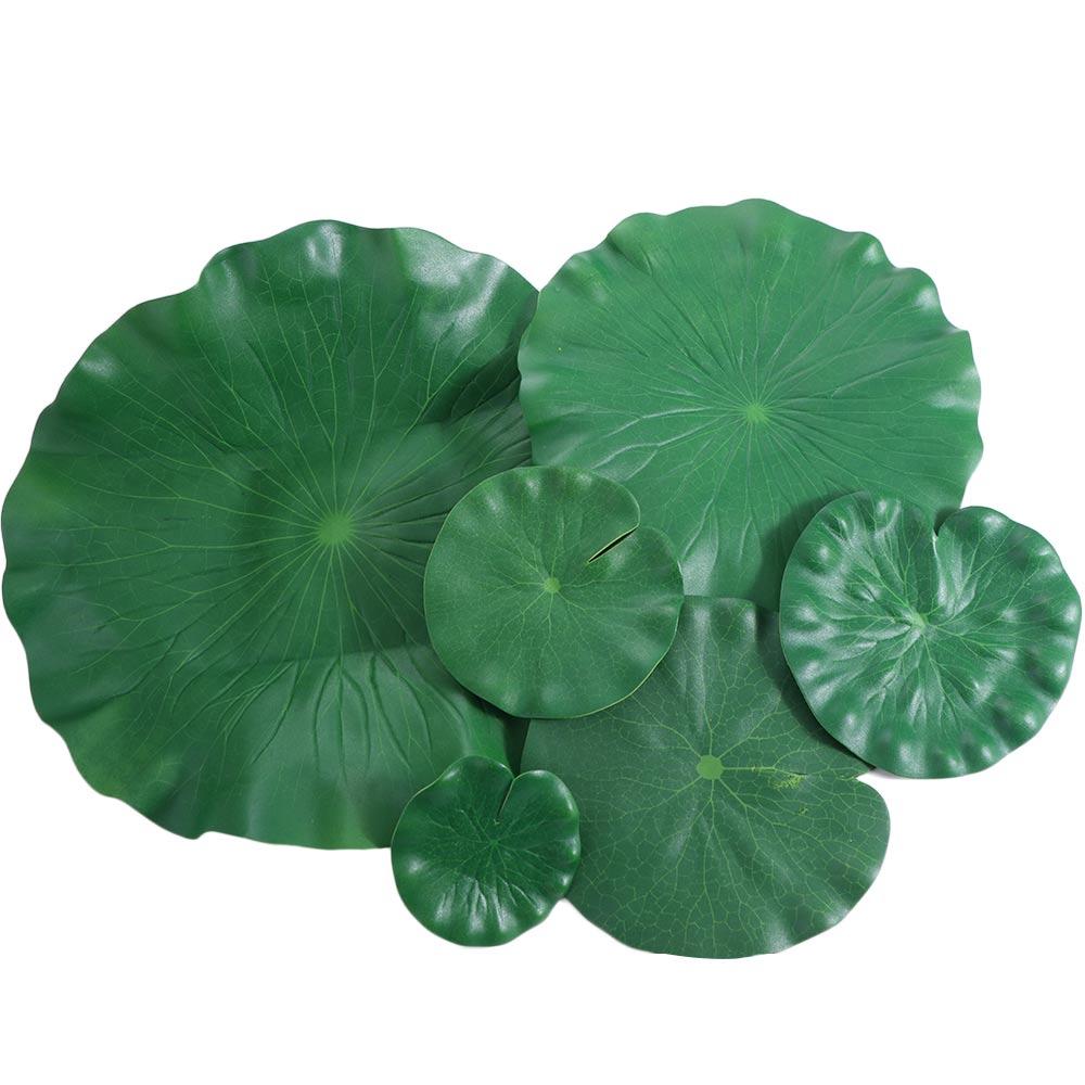 Fish Tank Landscaping Stage Performance Fake Lotus Artificial Plant Floating Lotus Leaf Water Leaf