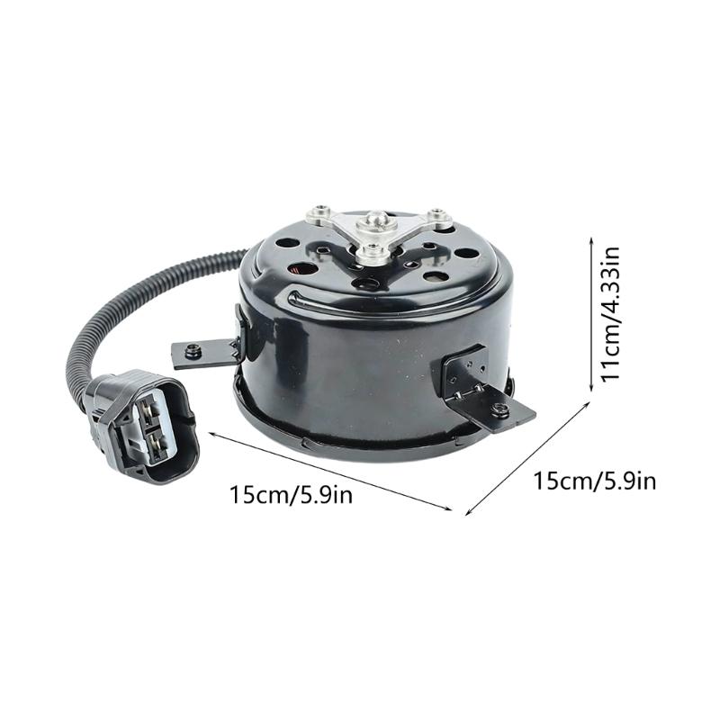 Radiator Cooling Fan Motor Heavy Duty Construction with Enhances Flows Efficiency Replaces 253863K175 for Vehicle