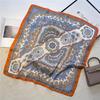 1PS Fashion Scarf For Women Classic Square Scarves Spring And Summer Headscarf Breathable Lightweight Soft Satin Neckcheif
