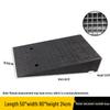 Curb and Threshold Ramp Mat - Rubber Slope for Home or Car Use