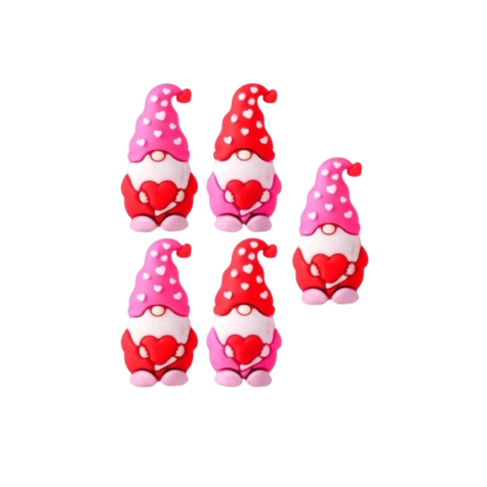 Кукла-сердце ко Дню святого Валентина, Силиконовое украшение One Size