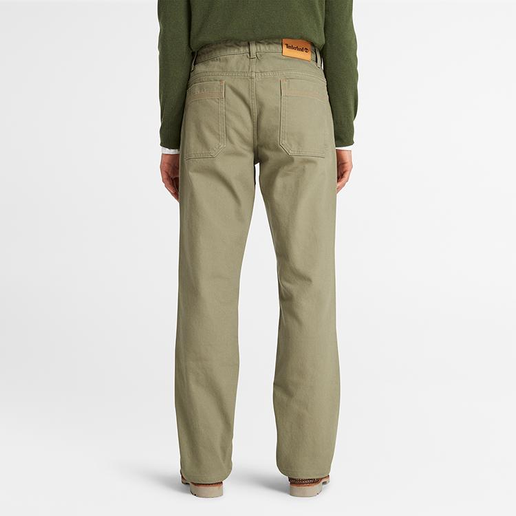 Timberland Outdoor Casual Straight Leg Pants Men bottoms Cassel-Green A6FHE-590