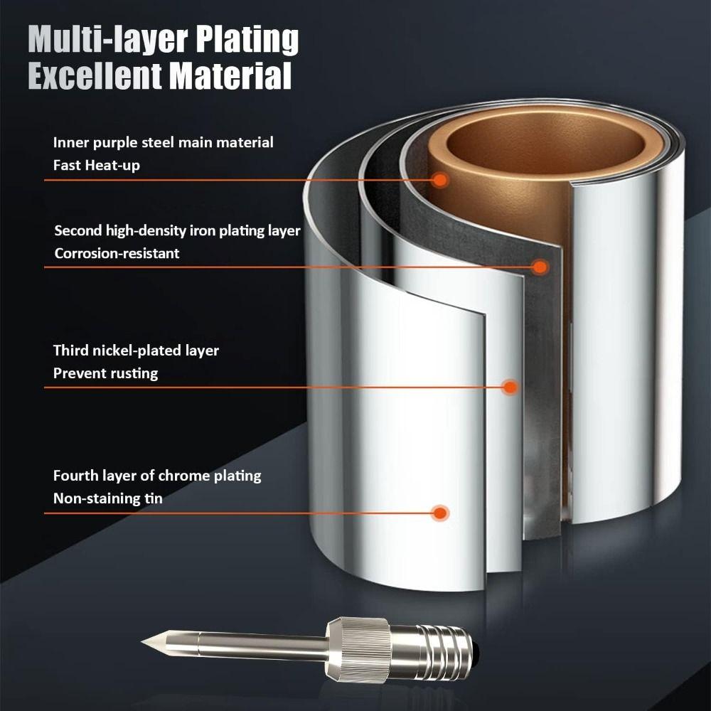 Portable E10 Interface USB Soldering Iron Tip B C K Type Power Tool Soldering Iron Head 8W High Quality Welding Tips