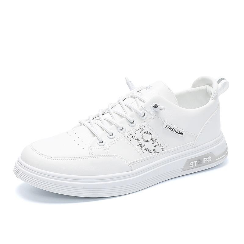 Spring Autumn Men Board Shoes Casual Flats Shoes Outdoor Breathable Jogging Shoes White Male Sneakers Versatile Vulcanized Shoe