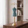 Jewelry Display Stand Goldenhued Mannequin Torso Stylish for Vanity, Women