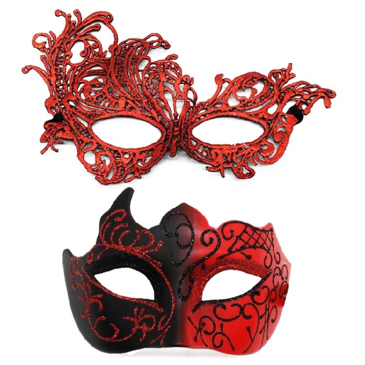 Couple Masquerades Masks Set Venetians Party Mask Costume Mask Mardi Gras Mask Half Face Mask Eyemask for Women Men Gifts