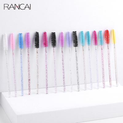 50 Stück Einweg-Wimpernbürsten Extension Kristall Augenbrauenbürste Mascara-Stab Wimpern Kosmetikwerkzeug-Set Make-up Schönheit
