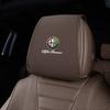 Leather Car Pillowcase Car Supplies Headrest Cover For Alfa Romeo 4C 159 Spider Giulia Giulietta 156 Anti Fouling Decoration Mat