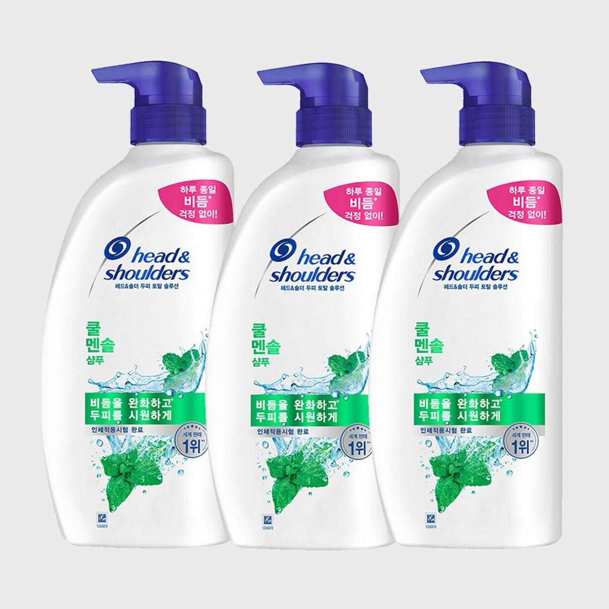 Cool Menthol Shampoo 850ml 3 bottles
