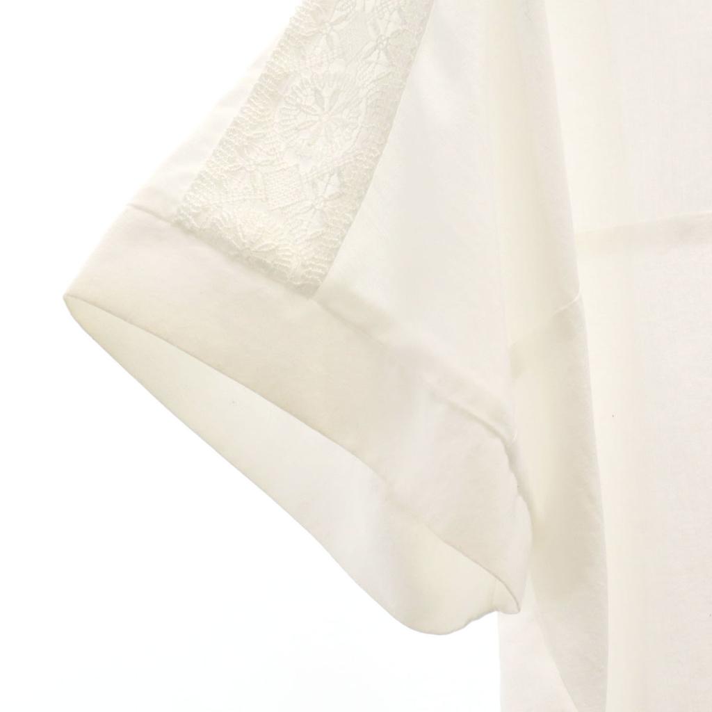 ITEMS URBAN RESEARCH Short sleeve blouse FREE white pullover Women Used