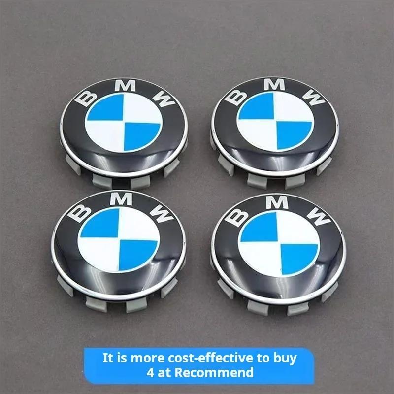 XZCZC1 For BMW For BMW Hubcaps 68mm Blue White Black and White 56mm Black and White Hub Center Plastic Cap LOGO