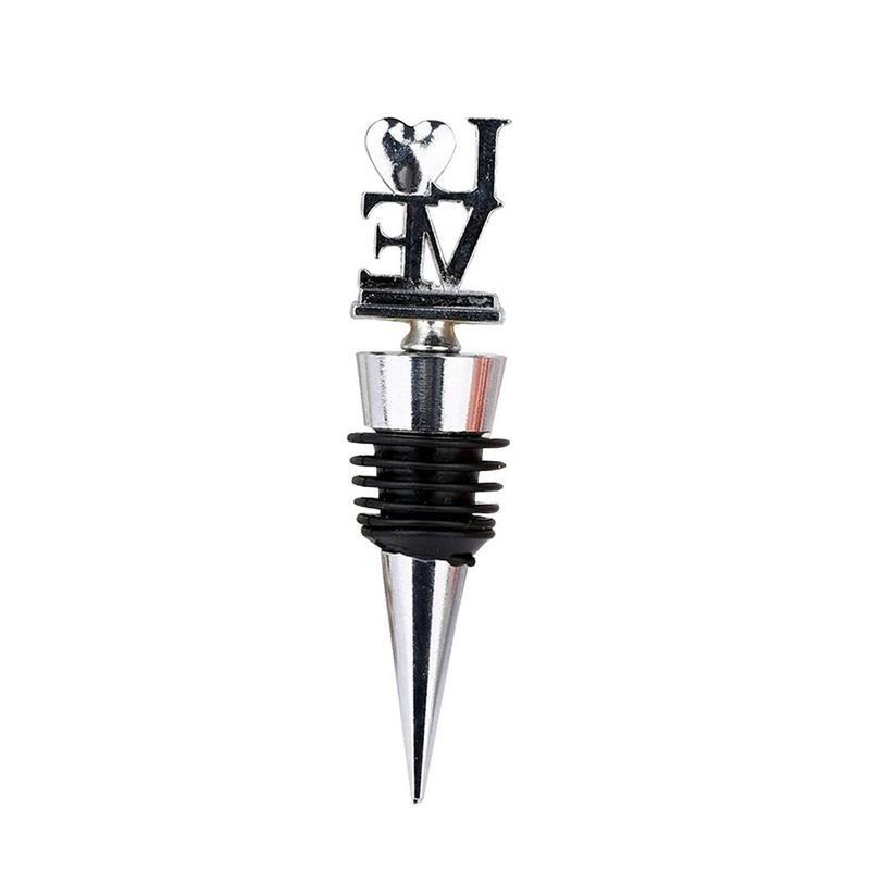 New Stainless Steel Reusable Vacuum Sealed Red Wine Bottle Stopper Plug Favors Gifts