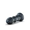 Anal Plug - Black Jack - Jet Black - 7 Inches - PVC - Flexible