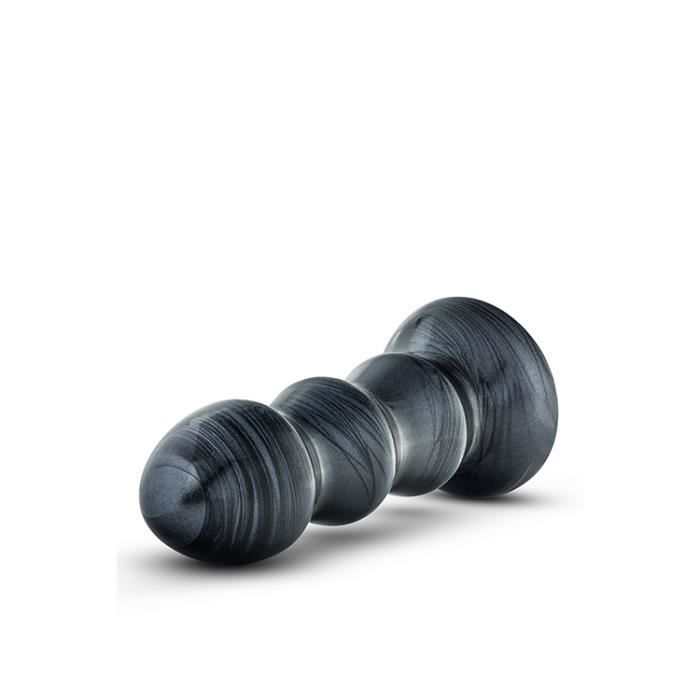 Bouchon anal - Black Jack - Jet Black - 7 pouces - PVC - Flexible