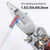9 in 1 Electrician Wire Crimper Peeler Pliers Multifunctional Cables Stripping Press Plier Terminal Crimping Gross Side Cutting
