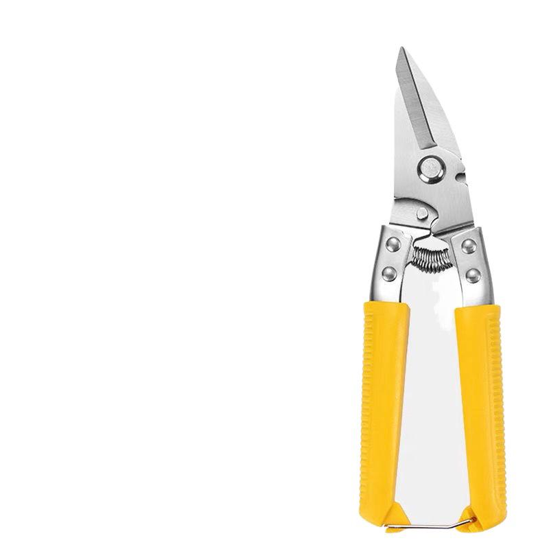 Industrial Tin Snips: Multifunctional Handcraft Scissors & Wire Cutter for Electricians, Metal, and Steel Wire.