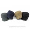 Summer Breathable Flat Top Hat Men's Outdoor Sunscreen Hat for Middle-Aged and Elderly Climbing Full Sealed Cap