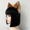 Realistic Cosplay Foxes Ears Hairband Lightweight Headband Comfortable Design For Halloween Stage Performances Daily Use