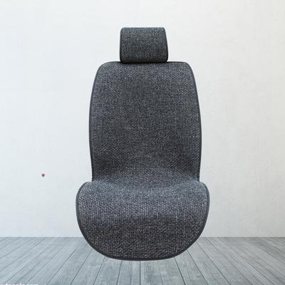 Flachs Autositzbezug Four Seasons Vorne Hinten Leinen Stoff Kissen Atmungsaktive Schutzmatte Pad Auto Zubehör Universal