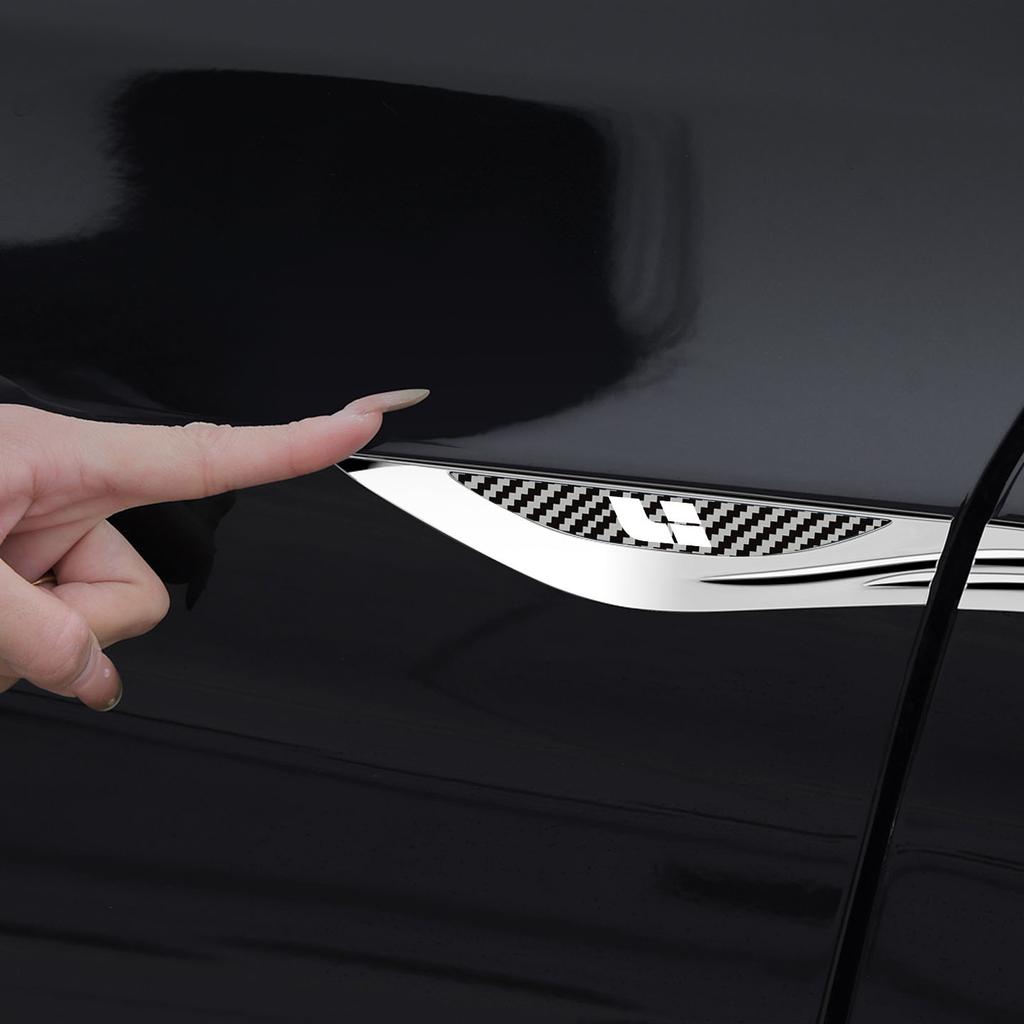 2pcs 3D PVC Metal Logo Side Fender Emblem Badge Sticker Decal For Lixiang L6 L7 L8 L9