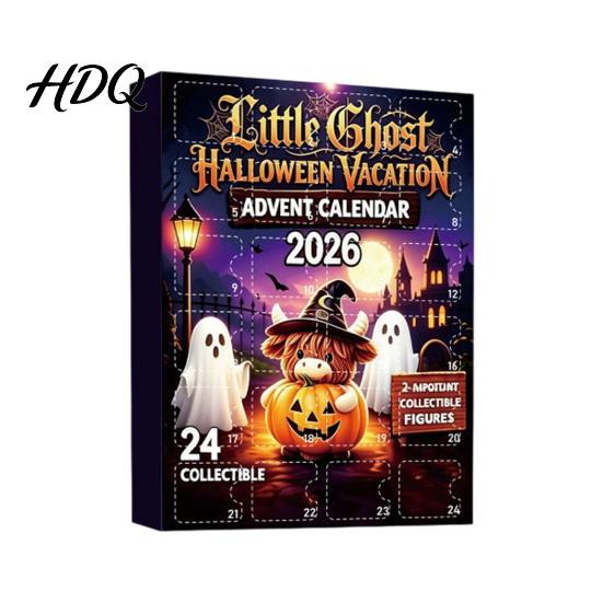 Theme Hanging Ornaments Christmas Advent Calendar 2026 24 Days Countdown with Acrylic Day Gift Box Ornaments Collectible Gifts for Holiday