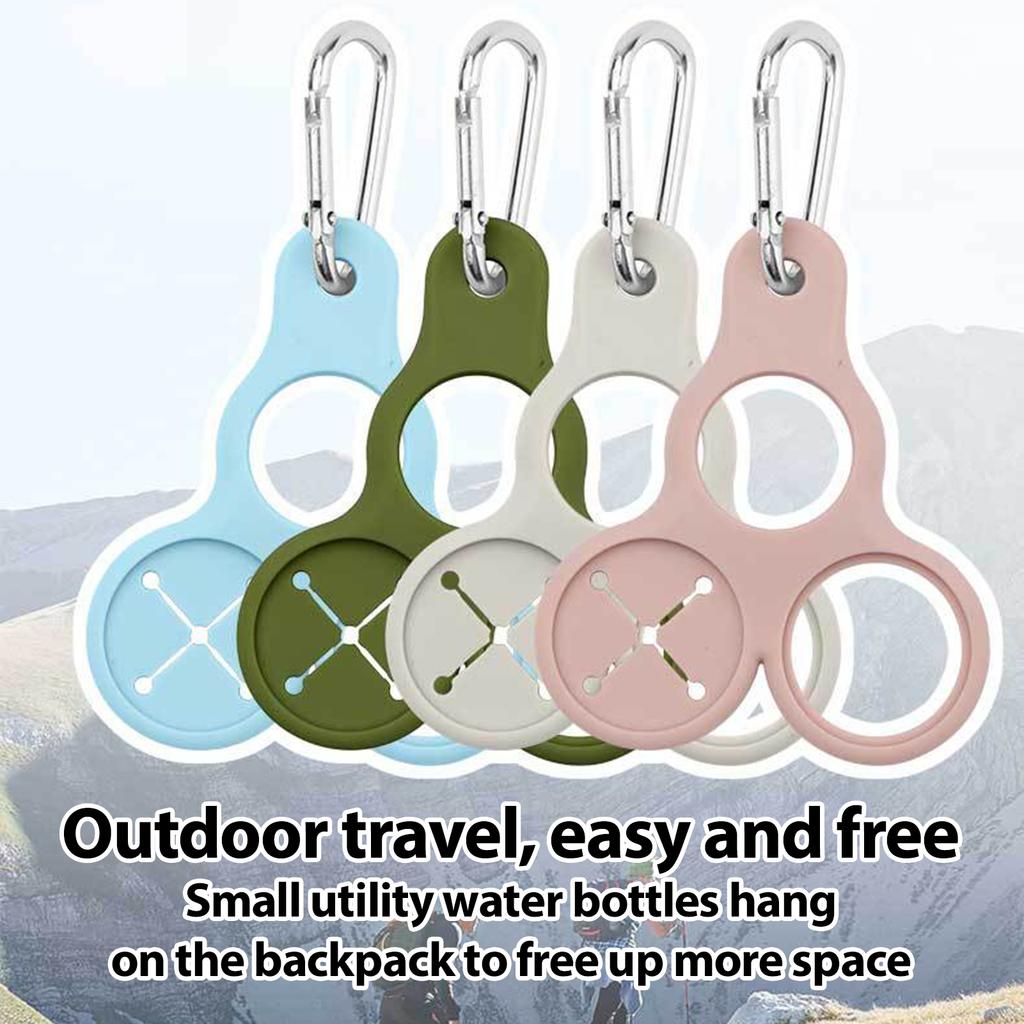 Outdoor Water Bottle Silicone Hooks Travel Backpack Strap Portable Mountaineering Hanging Clip for Hiking Camping tools