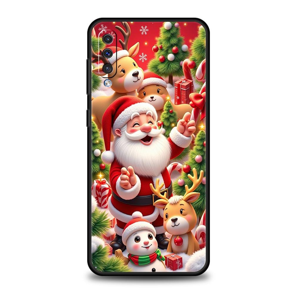 

New Year Christmas Phone Case for Samsung Galaxy A56 A36 A26 A16 A34 A24 A42 A22 A20 A12 A40 A30 A10 5G Soft TPU Cover Shell Bag Samsung A10s