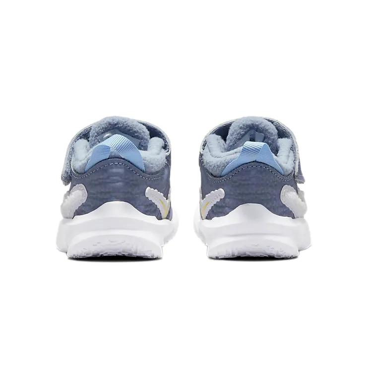 Nike Team Hustle D10 SE Toddler 'Dream' (Unisex) Ashen Slate / Aluminum / Yellow Strike / White Toddler Shoes DD0792 410