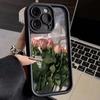 Pink Romantic Rose for iPhone Case 15/14/13/12/11promax Art X/XR Personality 78