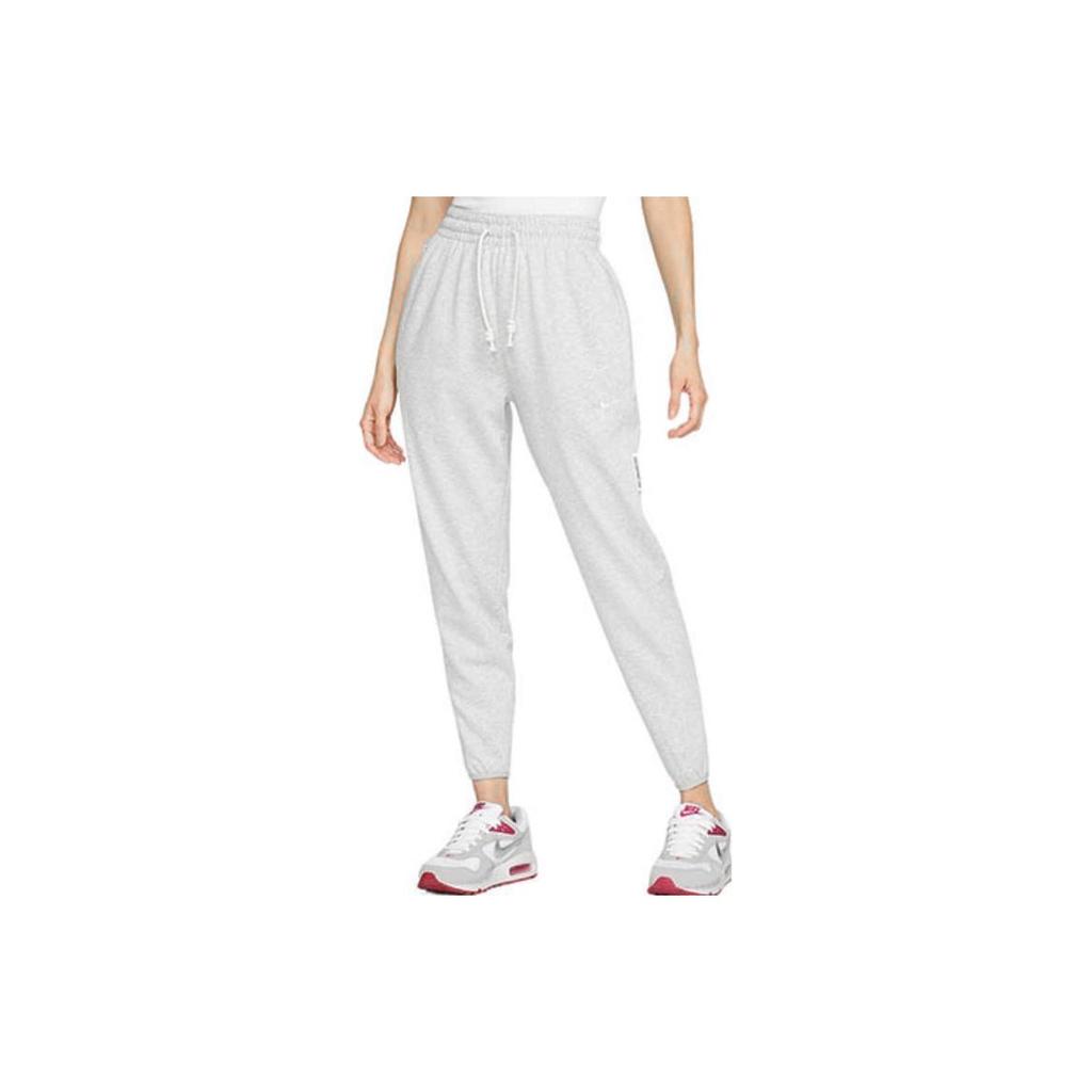 Nike Swoosh Fly Standard Issue Embroidered Logo Joggers Women Bottoms Heather-Grey DA6466-050
