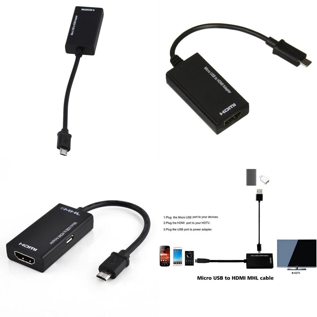 Usb Micro Mini 20 Mhl To Hdmi Cable Hd 1080p For Galaxy Smartphone S7