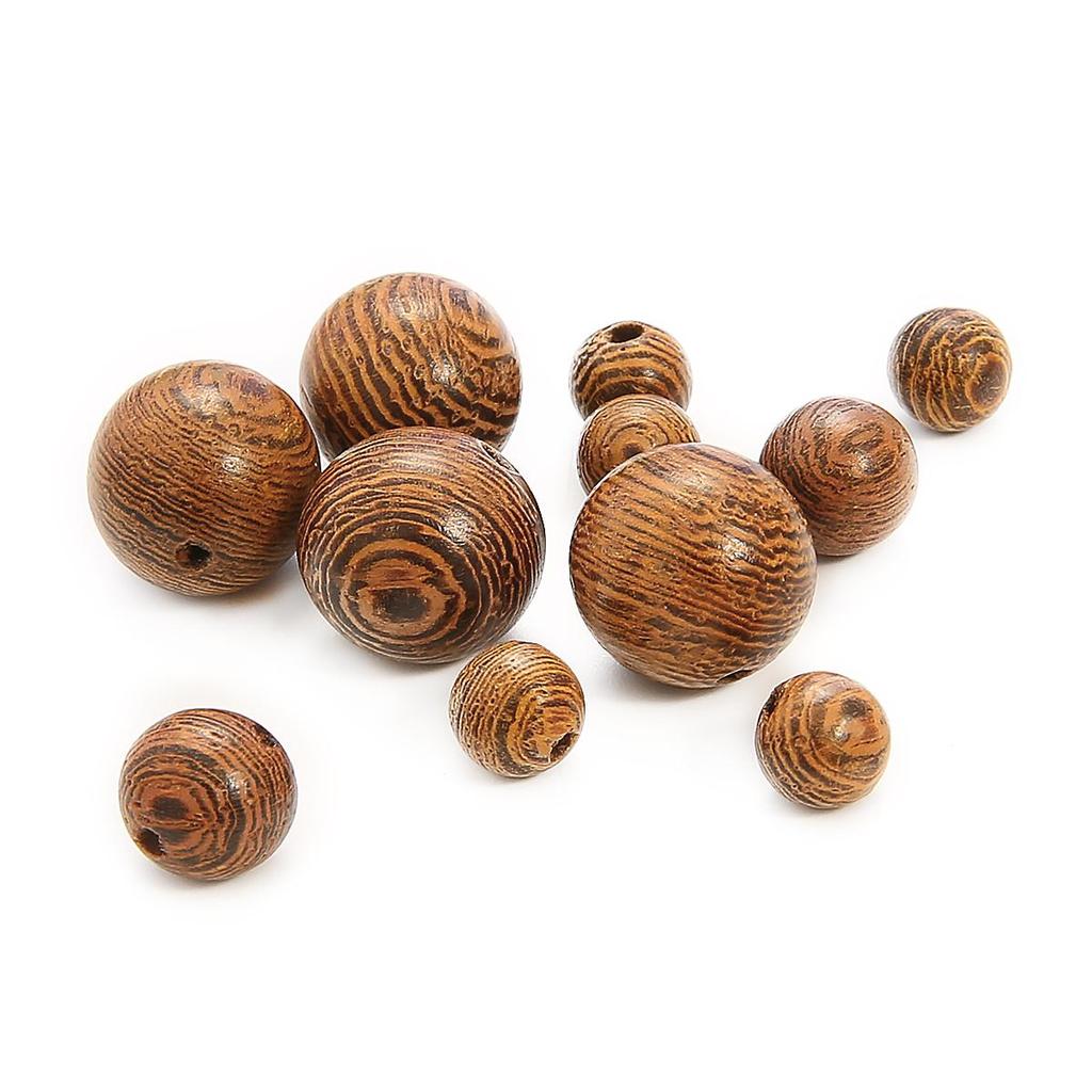 20-100Pcs Stripe Round Loose Beads For DIY Accessories Bracelet Necklace Jewelry Making